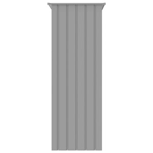 Gabbia per Uccelli Grigia 215x78x200 cm in Acciaio Zincato 172345