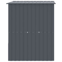 Cuccia per cani con tetto in acciaio zincato antracite 02_0043516