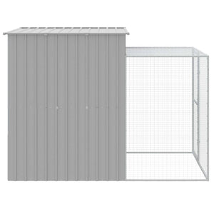 Pollaio Area Corsa Grigio Chiaro 165x251x181 cm Acciaio Zincato 172368