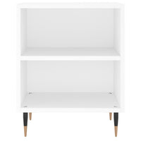 Comodini 2 pz Bianchi 40x30x50 cm in Legno Multistrato 826765