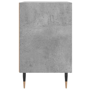 Comodini 2 pz Grigio Cemento 40x30x50 cm in Legno Multistrato 826773