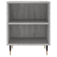 Comodini Grigio Sonoma 2 pz 40x30x50 cm in Legno Multistrato 826777