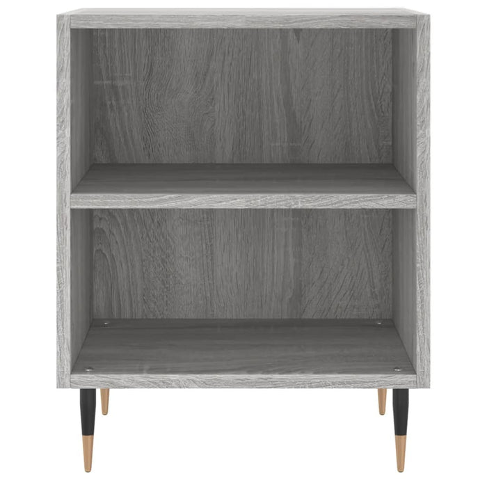 Comodini Grigio Sonoma 2 pz 40x30x50 cm in Legno Multistrato 826777