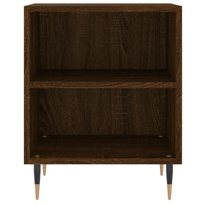 Comodini Rovere Marrone 2 pz 40x30x50 cm in Legno Multistrato 826779