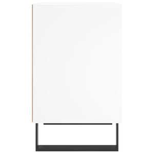 Comodino Bianco 40x30x50 cm in Legno Multistrato 826796