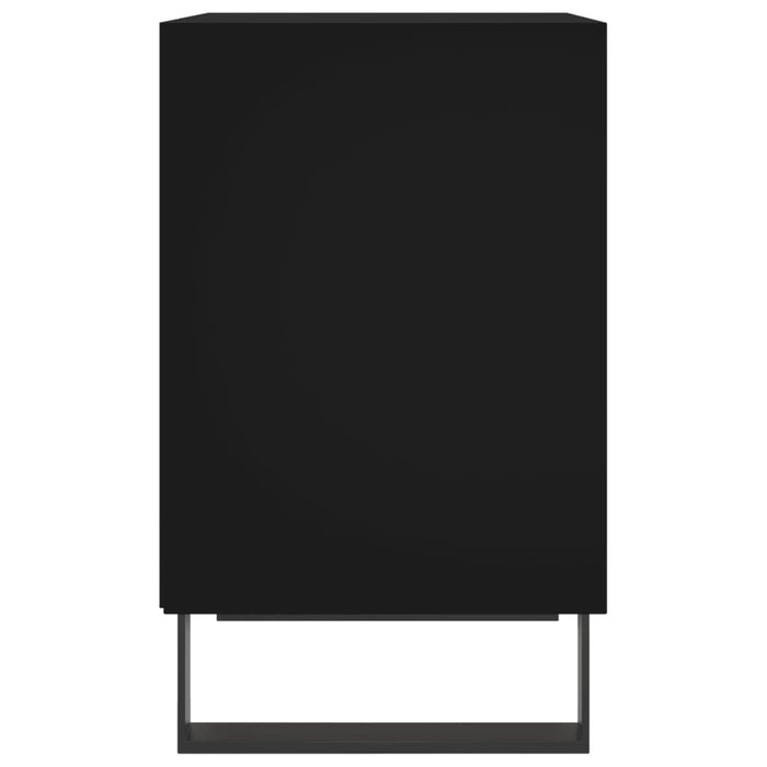 Comodino Nero 40x30x50 cm in Legno Multistrato 826798