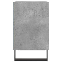 Comodini 2 pz Grigio Cemento 40x30x50 cm in Legno Multistrato 826805
