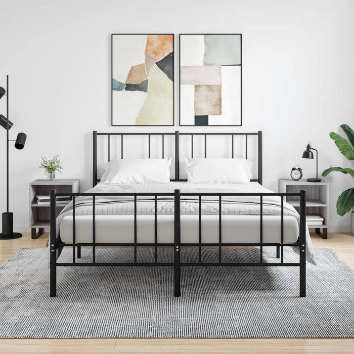 Comodini Grigio Sonoma 2 pz-Set di 2 Tavolino da notte 40x30x50 cm in Legno Multistrato 363833