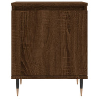 Comodini Rovere Marrone 2 pz 40x30x50 cm in Legno Multistrato 826827