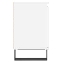 Comodini 2 pz Bianchi 40x30x50 cm in Legno Multistrato 826845