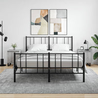 Comodini Grigio Sonoma 2 pz-Set di 2 Tavolino da notte 40x30x50 cm in Legno Multistrato 116300