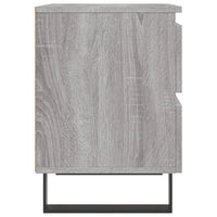 vidaXL Comodino Grigio Sonoma 40x35x50 cm in Legno Multistrato