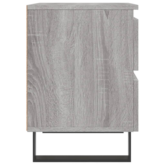 vidaXL Comodino Grigio Sonoma 40x35x50 cm in Legno Multistrato