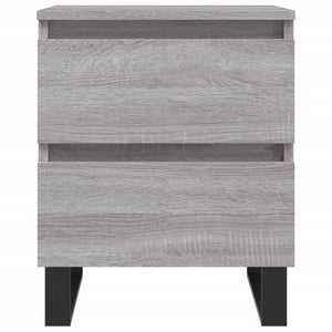 Comodini 2pz Grigio Sonoma 40x35x50 cm in Legno Multistrato 826905