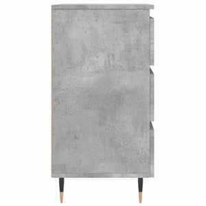 Comodini 2 pz Grigio Cemento 40x35x69 cm in Legno Multistrato 826917