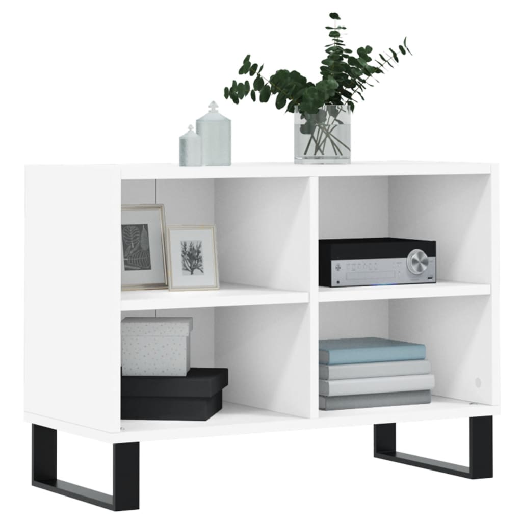 Mobile Porta TV Bianco 69,5x30x50 cm in Legno Multistrato 826972