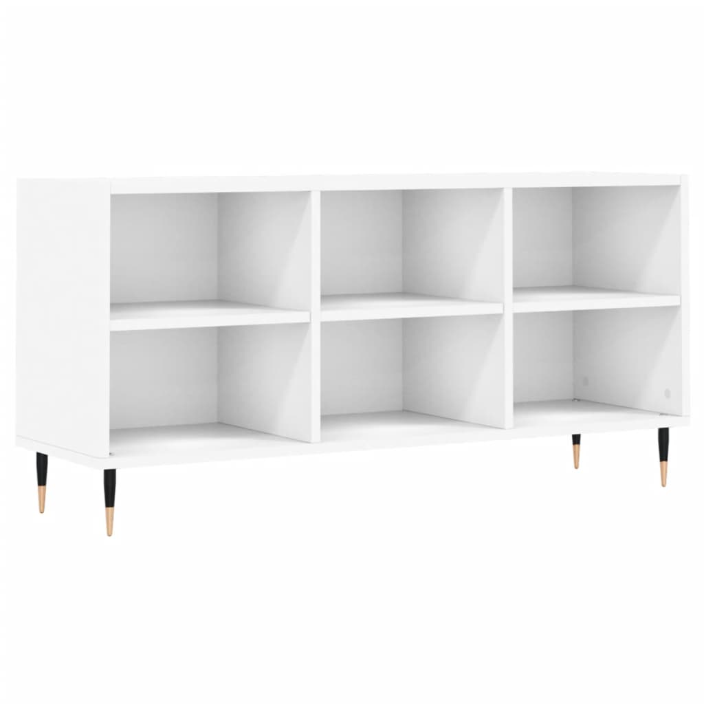 Mobile Porta TV-Mobile per TV-Credenza TV Bianco 103,5x30x50 cm in Legno Multistrato 857474