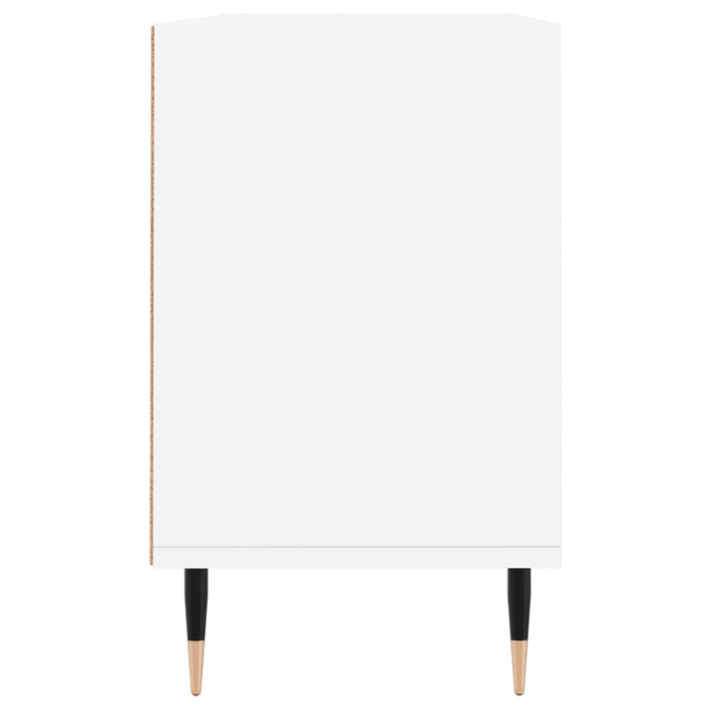 Mobile Porta TV-Mobile per TV-Credenza TV Bianco 103,5x30x50 cm in Legno Multistrato 857474