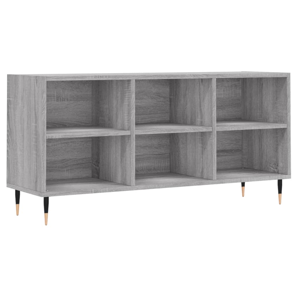 Mobile TV-Credenza TV-Console TV Grigio Sonoma 103,5x30x50 cm in Legno Multistrato 954122