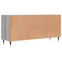 Mobile TV-Credenza TV-Console TV Grigio Sonoma 103,5x30x50 cm in Legno Multistrato 954122