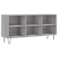 Mobile TV-Credenza TV-Console TV Grigio Sonoma 103,5x30x50 cm in Legno Multistrato 296741
