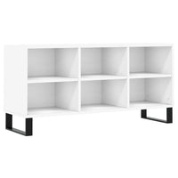 Mobile Porta TV Bianco 103,5x30x50 cm in Legno Multistrato 826996