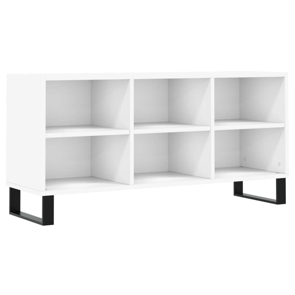 Mobile Porta TV-Mobile per TV-Credenza TV Bianco 103,5x30x50 cm in Legno Multistrato 196856