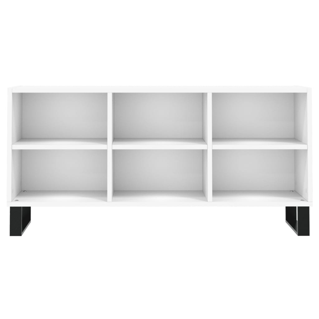 Mobile Porta TV Bianco 103,5x30x50 cm in Legno Multistrato 826996