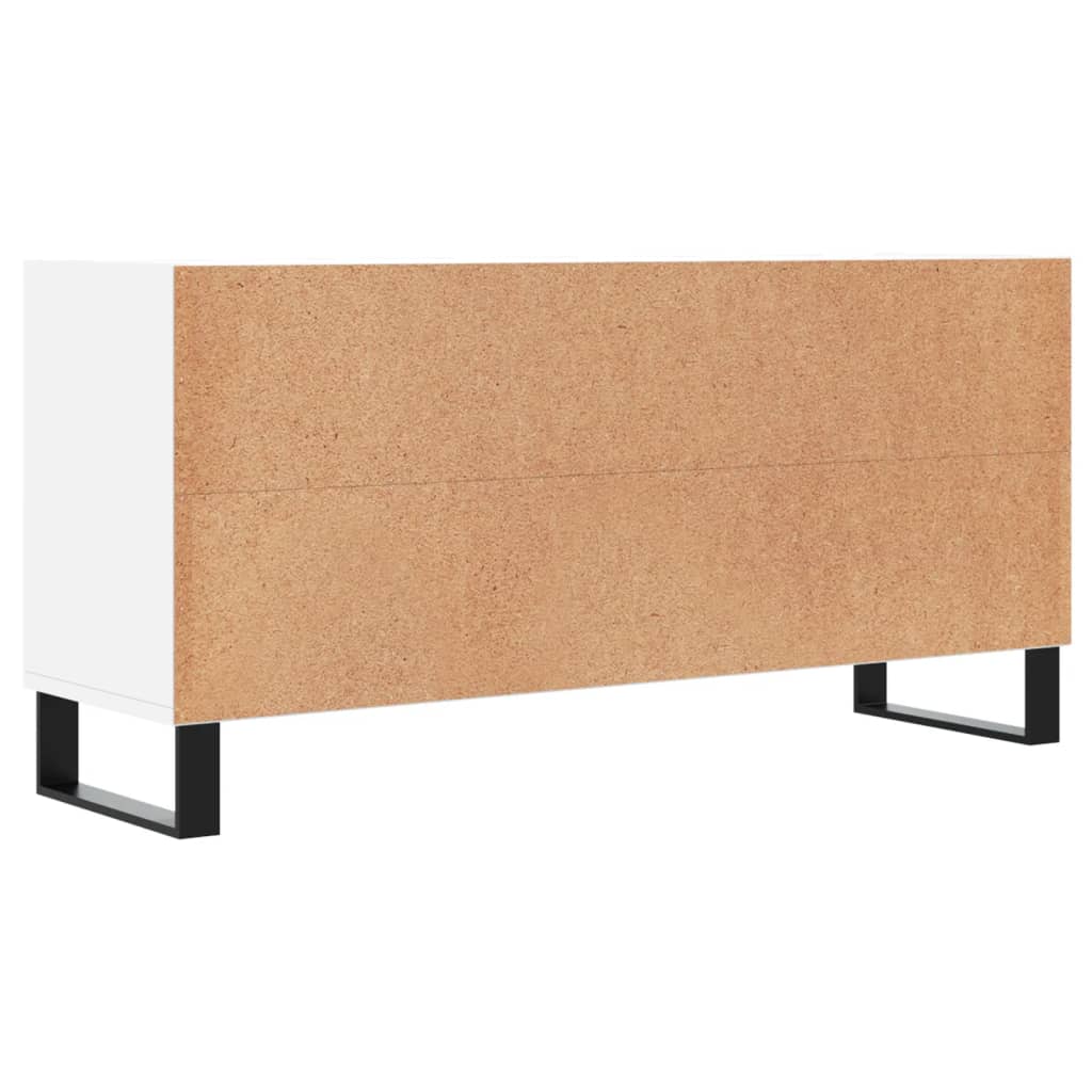 Mobile Porta TV-Mobile per TV-Credenza TV Bianco 103,5x30x50 cm in Legno Multistrato 196856