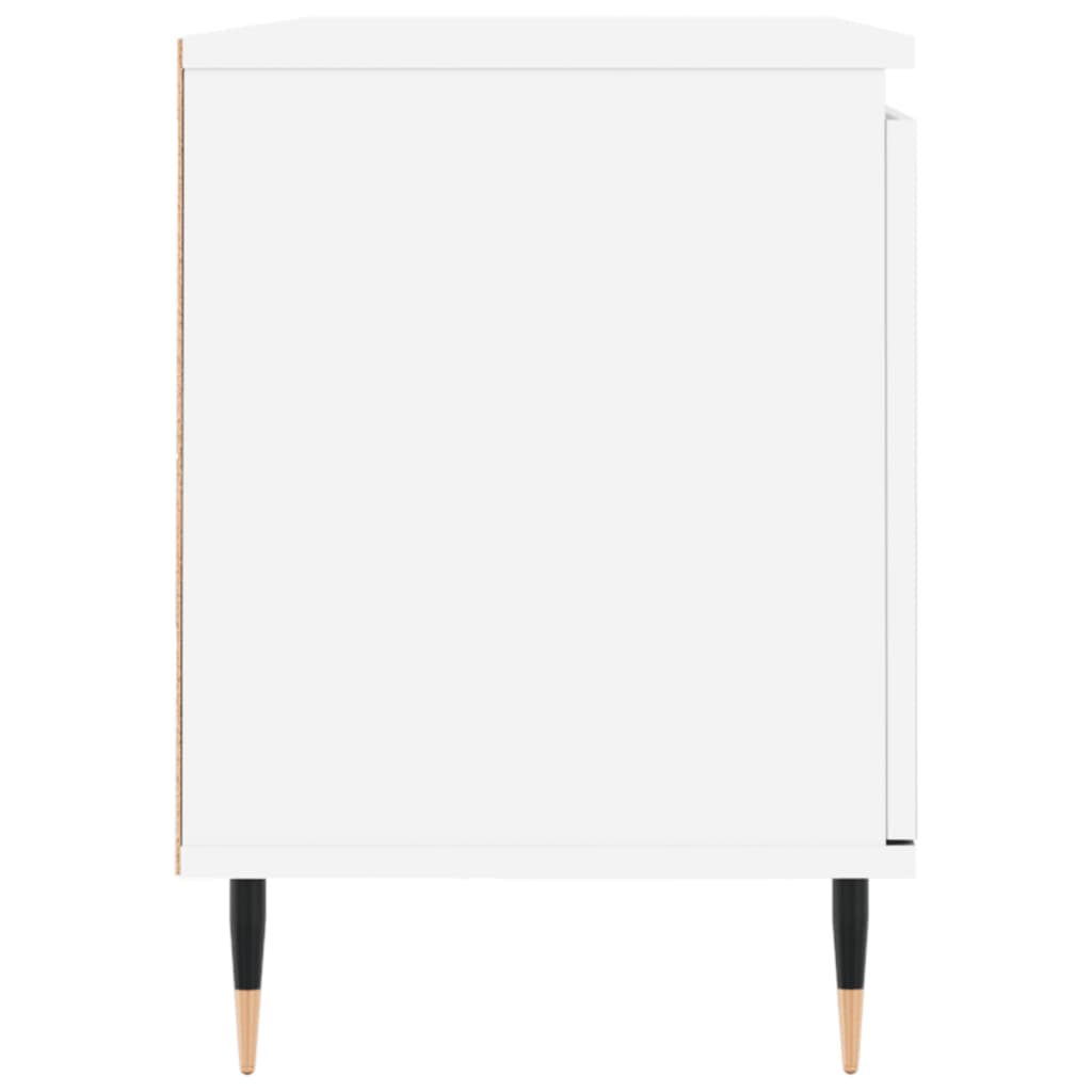 Mobile Porta TV-Mobile per TV-Credenza TV Bianco 104x35x50 cm in Legno Multistrato