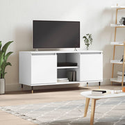Mobile Porta TV-Mobile per TV-Credenza TV Bianco 104x35x50 cm in Legno Multistrato