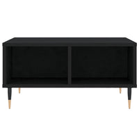 Tavolino da Salotto Nero 60x60x30 cm in Legno Multistrato 827029