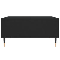 Tavolino da Salotto Nero 60x60x30 cm in Legno Multistrato 827029
