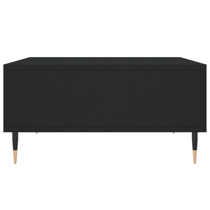 Tavolino da Salotto Nero 60x60x30 cm in Legno Multistrato 827029