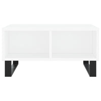 Tavolino da Salotto Bianco 60x60x30 cm in Legno Multistrato