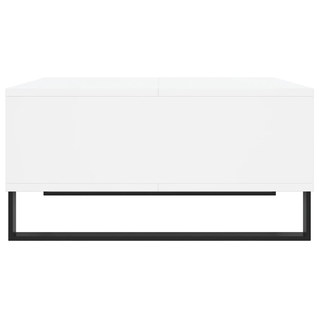 Tavolino da Salotto Bianco 60x60x30 cm in Legno Multistrato