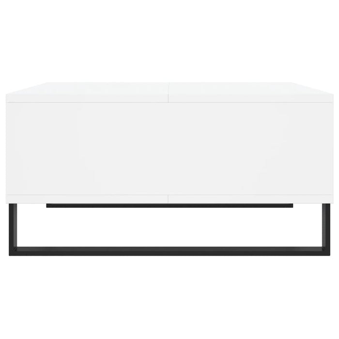 Tavolino da Salotto Bianco 60x60x30 cm in Legno Multistrato