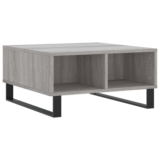 Tavolino da Salotto Grigio Sonoma 60x60x30 cm Legno Multistrato 827050