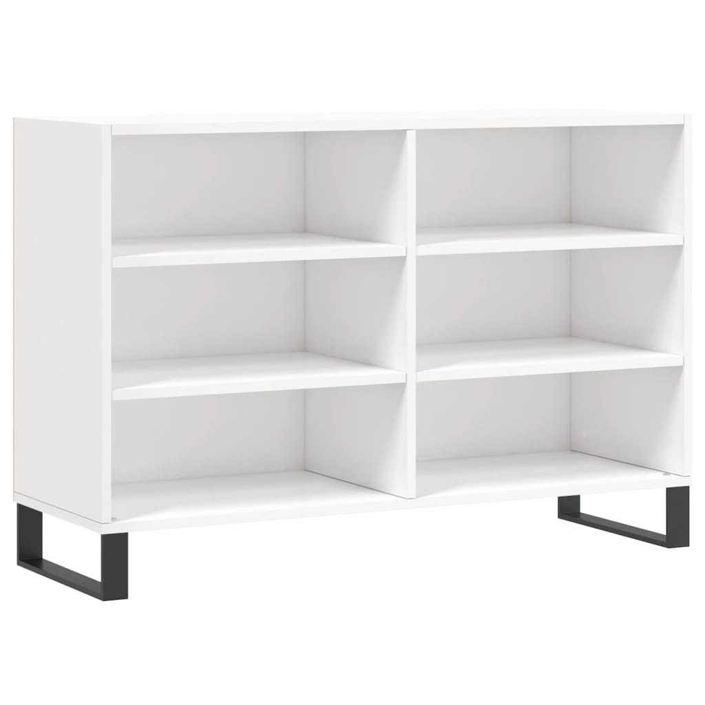 Credenza Bianco Lucido 103,5x35x70 cm in Legno Multistratocod mxl 104029