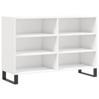 Credenza Bianco Lucido 103,5x35x70 cm in Legno Multistratocod mxl 104029