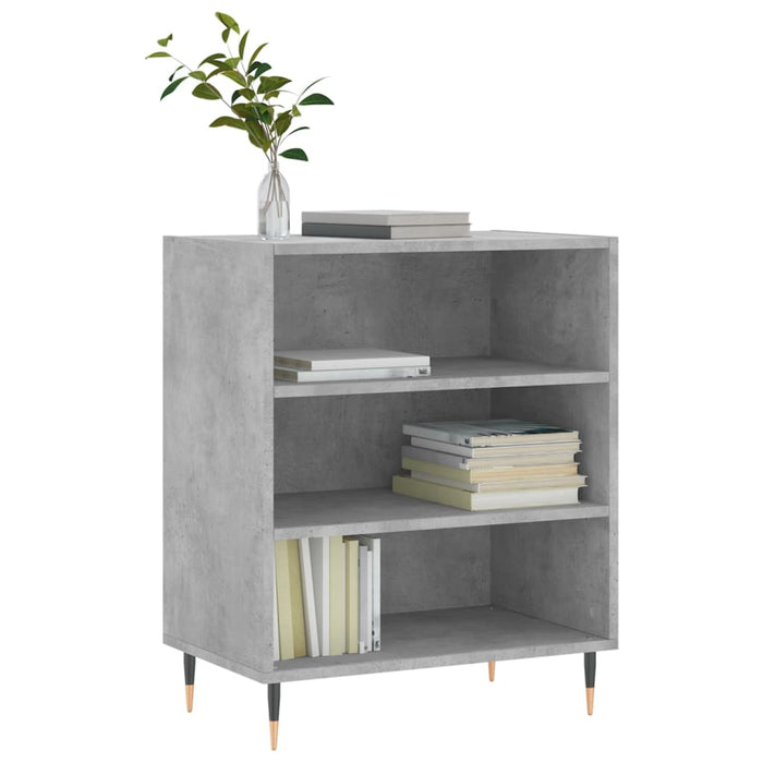 Credenza Grigio Cemento 57x35x70 cm in Legno Multistratocod mxl 128005