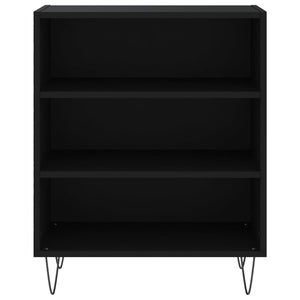 Credenza Nera 57x35x70 cm in Legno Multistrato 827133