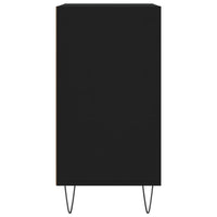 Credenza Nera 57x35x70 cm in Legno Multistrato 827133