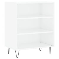 Credenza Bianco Lucido 57x35x70 cm in Legno Multistrato 827134