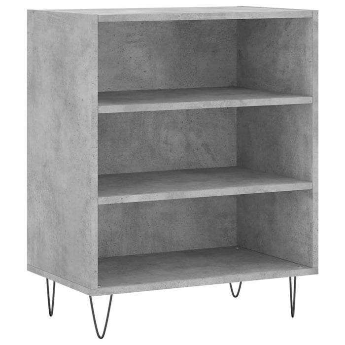 Credenza-Buffet-Armadio da cucina Grigio Cemento 57x35x70 cm in Legno Multistrato 456070
