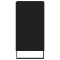 Credenza Nera 57x35x70 cm in Legno Multistrato 827141