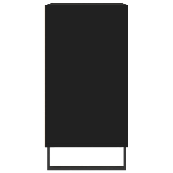 Credenza-Buffet-Armadio da cucina Nera 57x35x70 cm in Legno Multistrato 773258