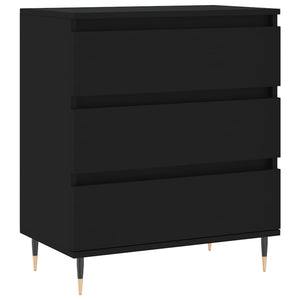 Credenza Nero 60x35x70 cm in Legno Multistratocod mxl 79179
