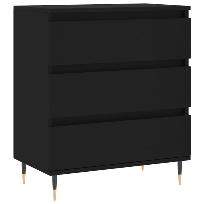 Credenza Nero 60x35x70 cm in Legno Multistratocod mxl 79179