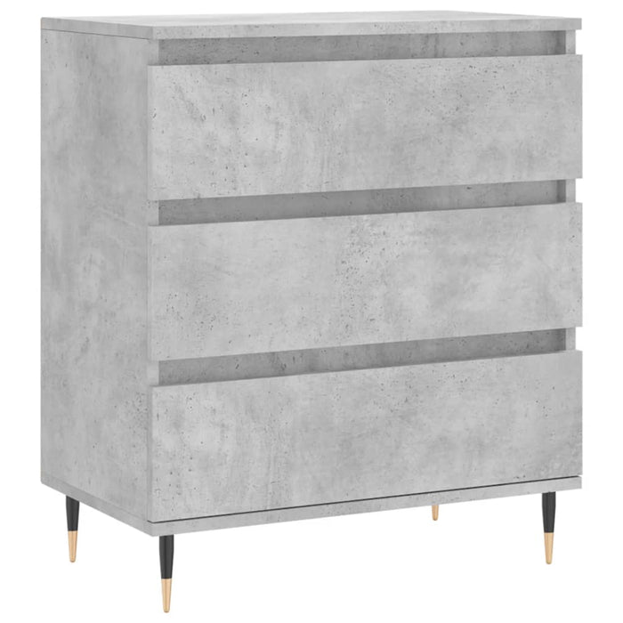 vidaXL Credenza Grigio Cemento 60x35x70 cm in Legno Multistrato